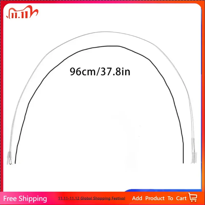 

Pipe Dredging Brush Refrigerato Bathroom Sewer Sink Cleaning Brush Drain Cleaner Flexible Cleaner Clog Plug Hole Remover Tool