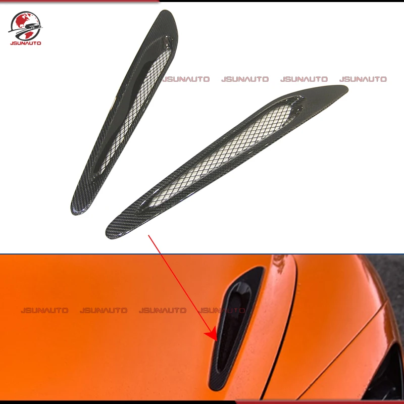 

Real Carbon Fiber Engine Side Intake Vent Cover For McLaren 720S 2017-2019 Bonnet Air Scoop kit Exterior Accessories