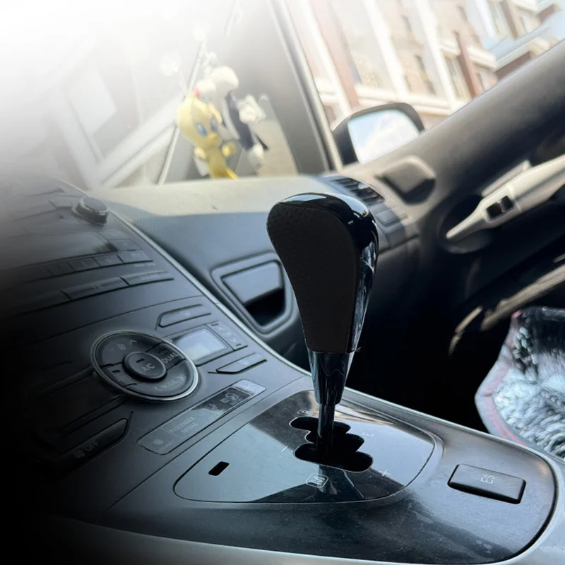 Auto Schaltknauf Leder Shifter Hebel Stick Auto Shift Kopf Für Toyota Corolla Camry Yaris Rav4 Für Lexus IST GS LS RX ES – Detail 5