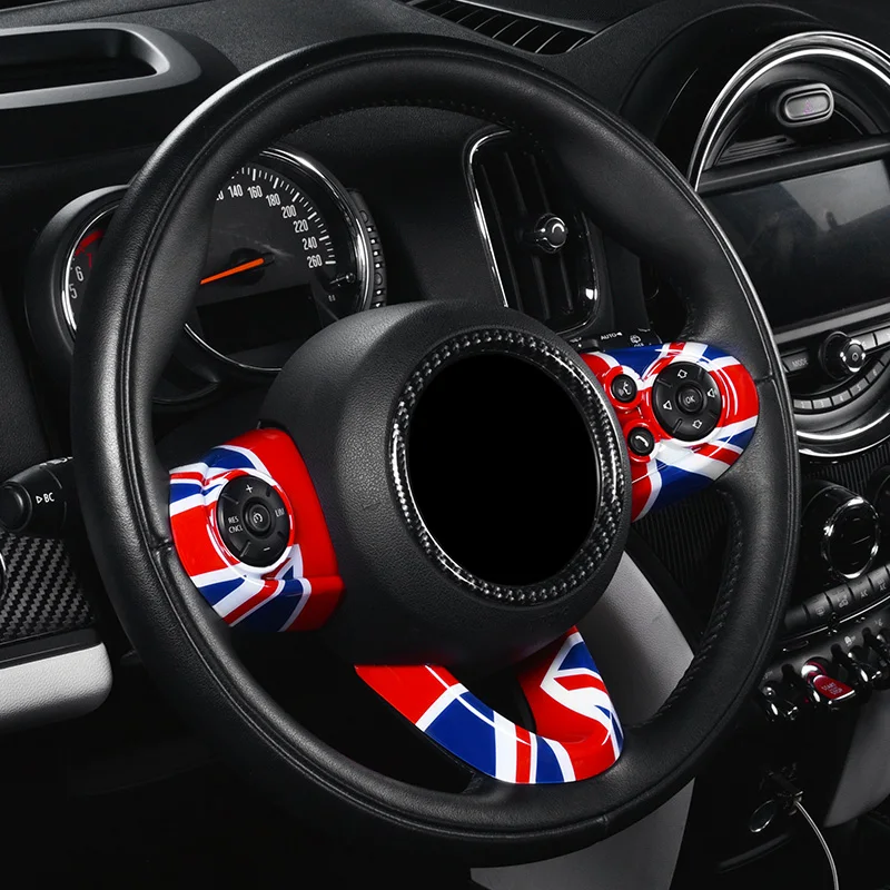 Auto Lenkrad Control Button Panel Dekoration Rahmen Abdeckung Trim Aufkleber für Mini Cooper F54 F55 F56 F57 F60 Auto Styling