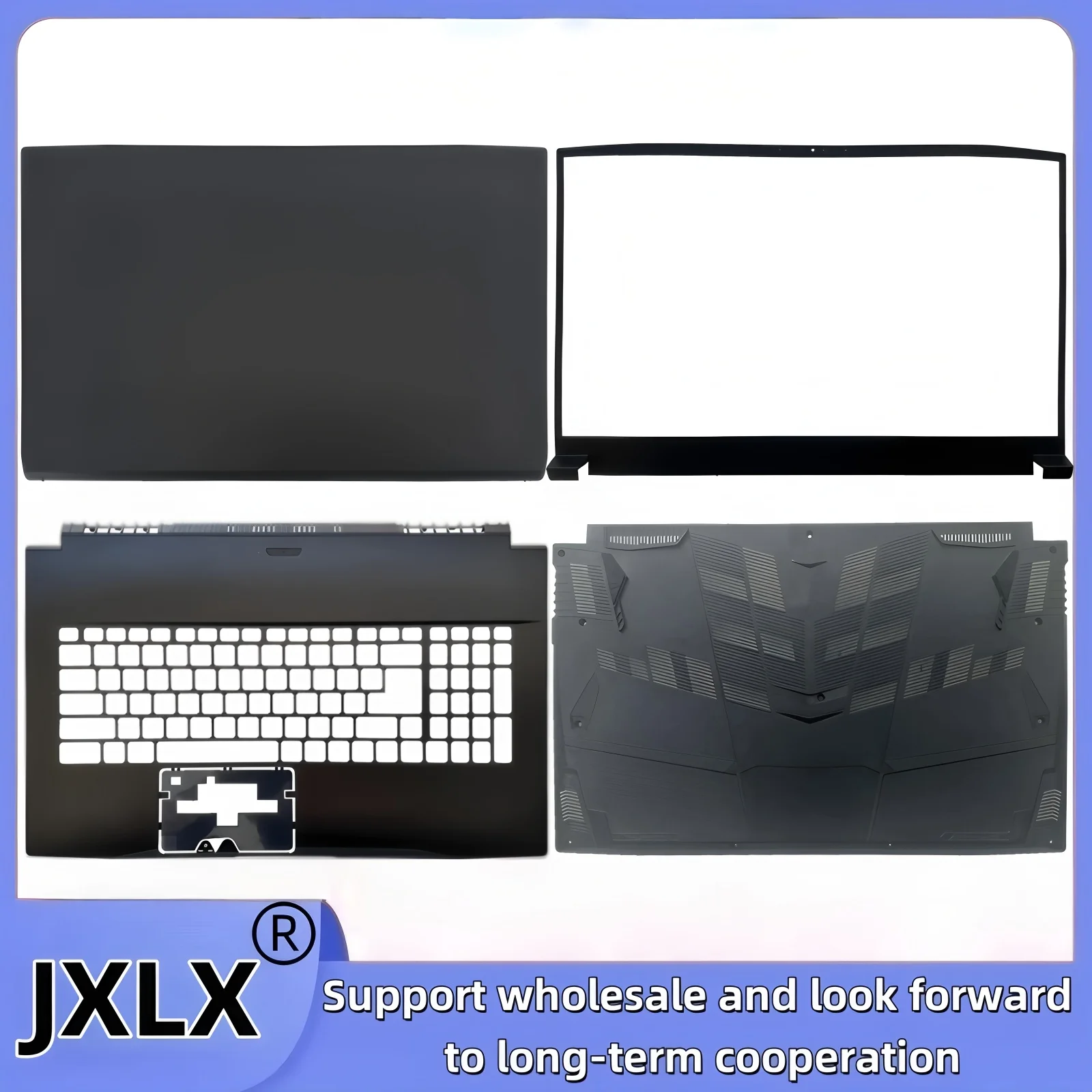 JXLX® New For MSI Bravo 17 MS-17FK MS-17F1 MS-17F2 3077FKA211 Laptop LCD Back Cover Top Case/LCD Bezel/Palmrest Cover/Bottom