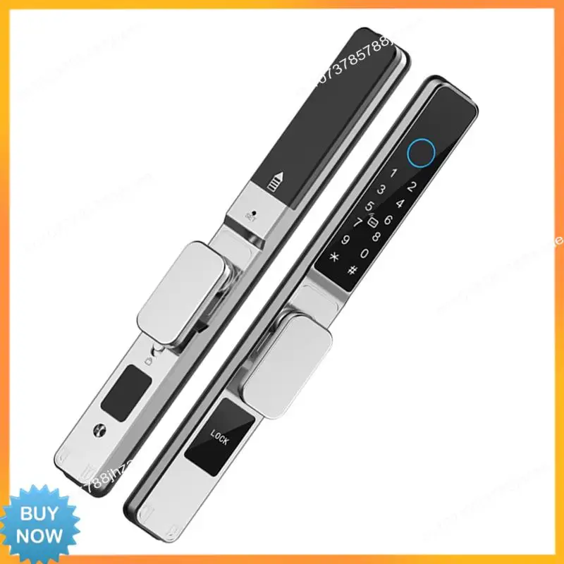 

A10R Tuya Wifi App Waterproof Smart Aluminum Door Lock Double Hook Mortise Fingerprint Password Electronic Sliding Door Lock B