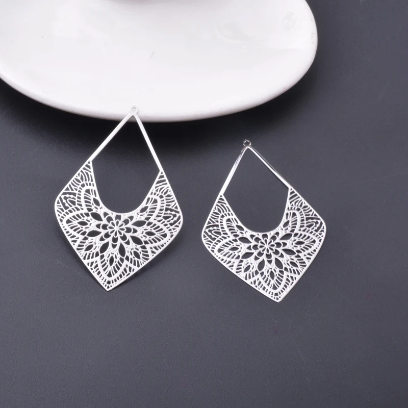 20 Stück AB7674 Messing Große Goldene Geometrie-Anhänger Bunte Charms DIY Schmuck Ohrringe Herstellung – Detail 8