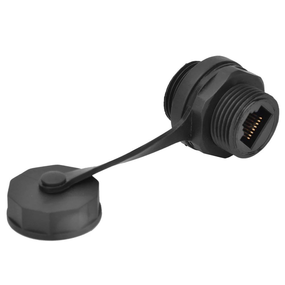 IP67 Waterproof RJ45 Female Connector CAT5/6 Network Cable Socket ConnectorCore