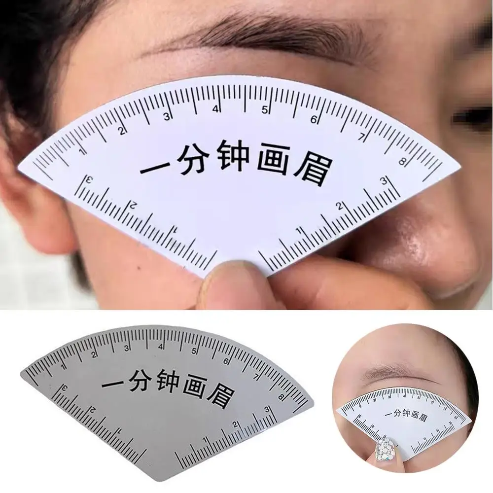 1 قطعة رسم سريع الحاجب حاكم تشكيل Microblading تجميل دائم رسم دليل حاكم المرأة لحظة الحاجب المشكل الوشم العرض