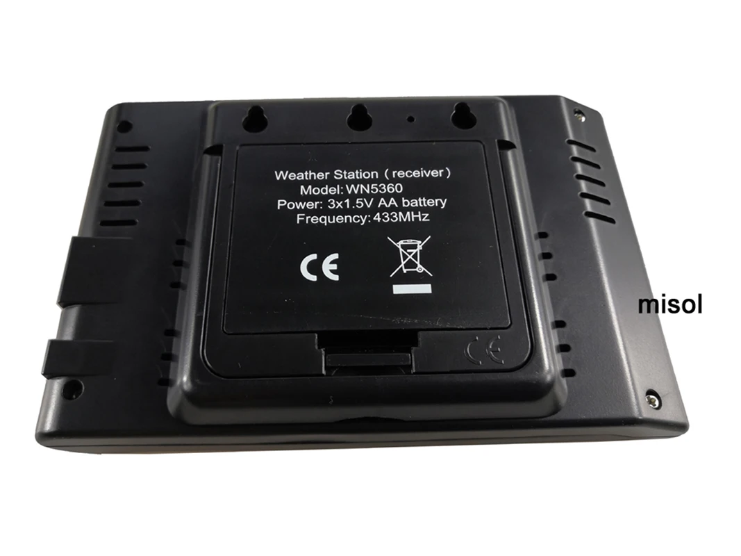 Misol Rain Gauge, LCDDisplay, Temperature Humidity Measurement