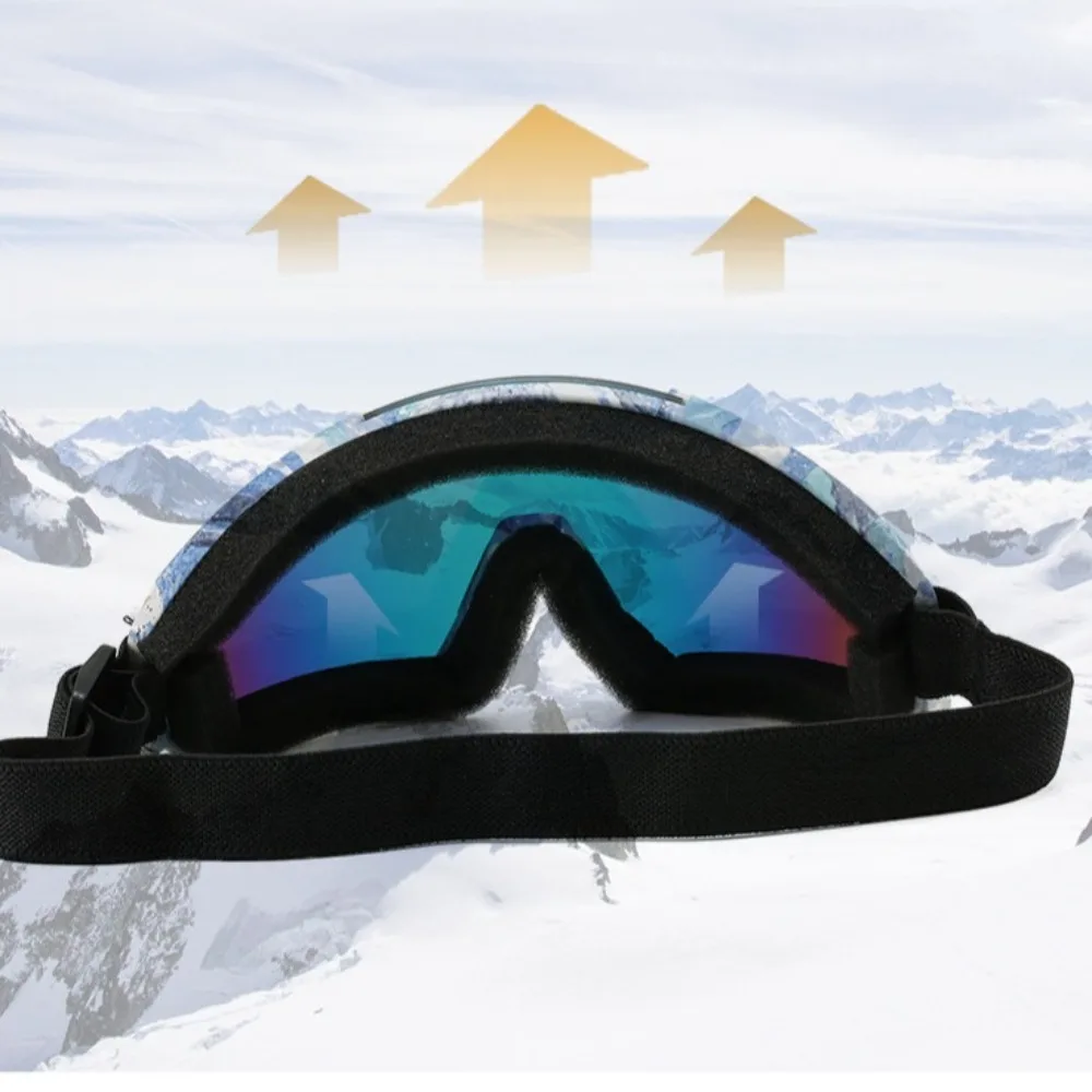 

Противотуманные лыжные очки, защита от ветра, очки для катания на сноуборде, лыжные очки, универсальные зимние противотуманные очки, зимние