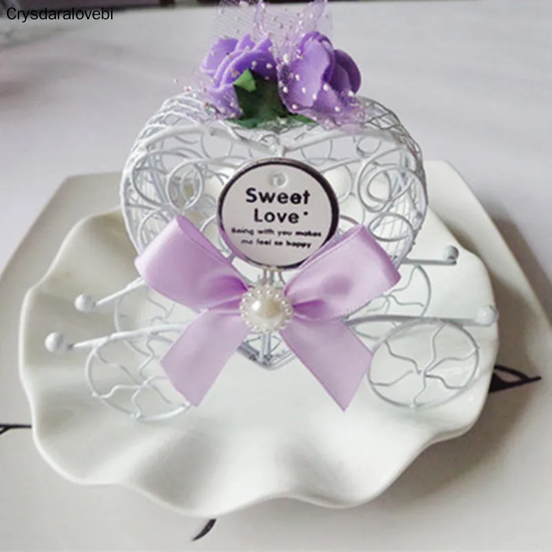 

Carriage Designed Hollow Candy Box Wedding Decoration Chocolate Gift Package Case Holder Party Favour Supplies