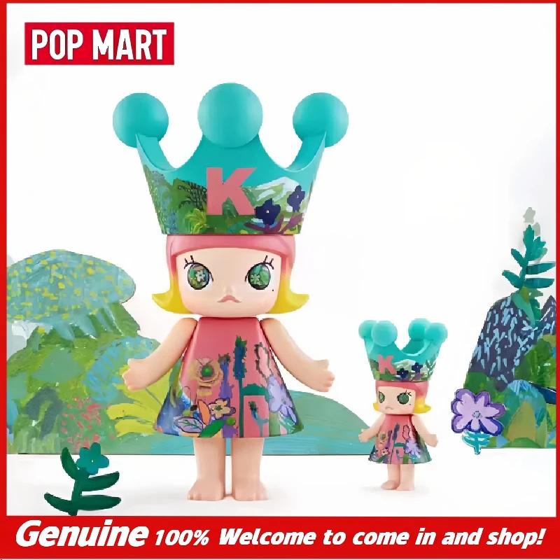 

In Srock POPMART Mega Royal Molly 400% Snow White Jon Bugerman Bubble Water Lily Panda Childlike Innocence Mickey Figure Gift