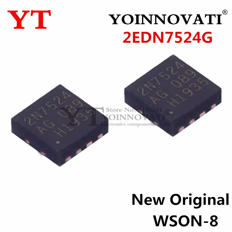 10PCS-50PCS New Original 2EDN7524G 2N7524 WSON-8