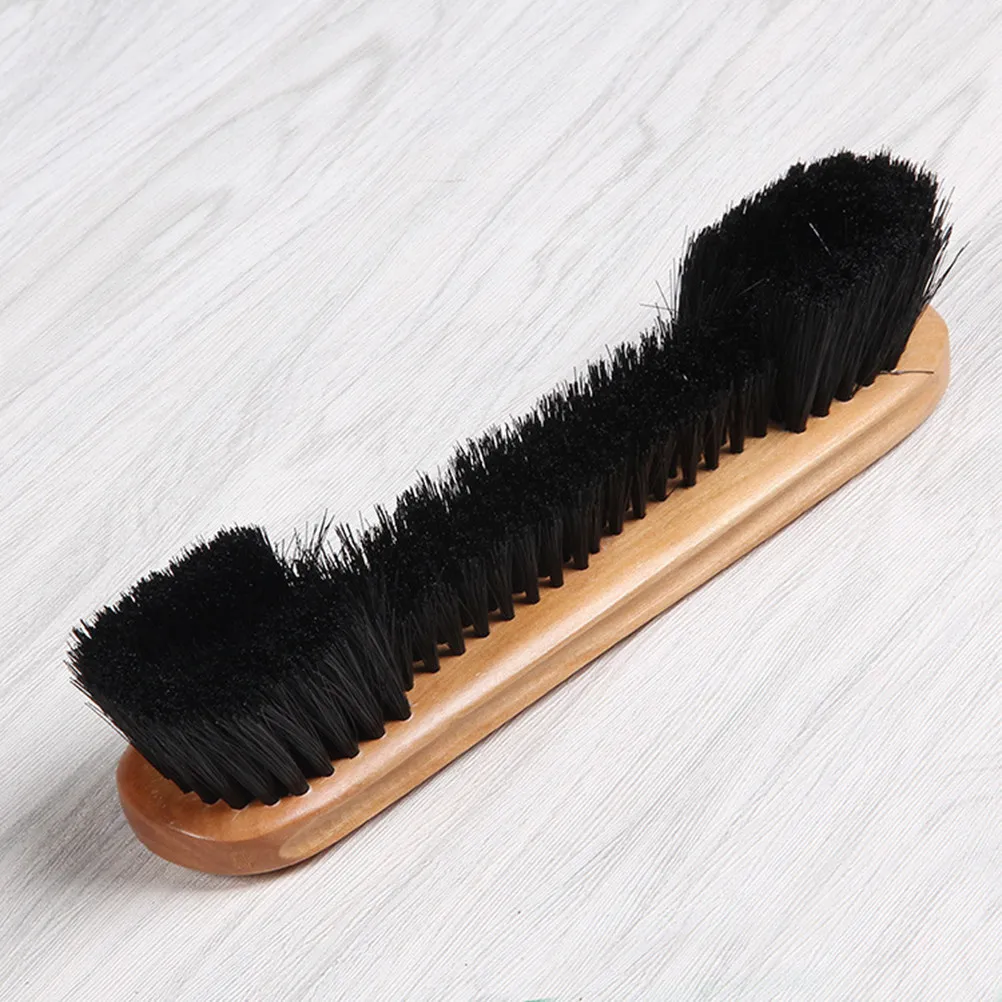 

9 Inch Snooker Table Brush Wooden Pool Table Cleaning Tool Dual Length Hair for Thorough Dust Dirt Removal