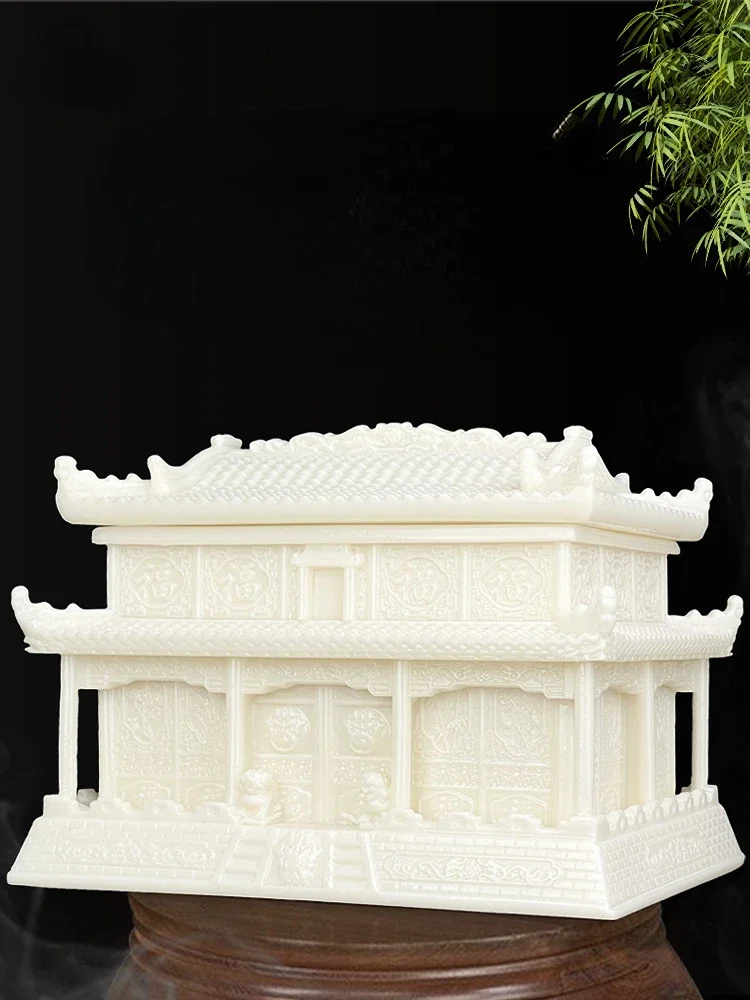 Moisture-proof Box Jade Crystal Carving