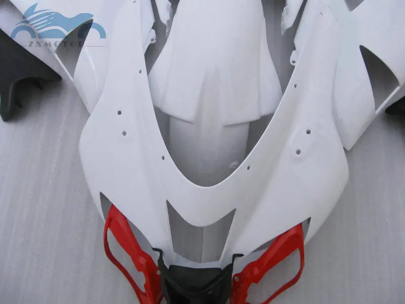 High quality full fairing kits for Kawasaki Ninja 2008 2007 636 ZX6R ABS plastic motorcycle body fairings set white ZX 6R 07 08