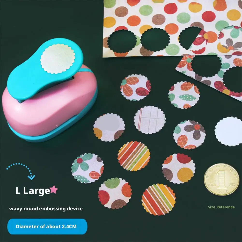 Mesin Embossing Bentuk Stempel Baru 2x1.8cm, Alat Embossing, Pembuat Lubang Stempel, Puncher Bergigi, Baru 2026 Rou J3U2