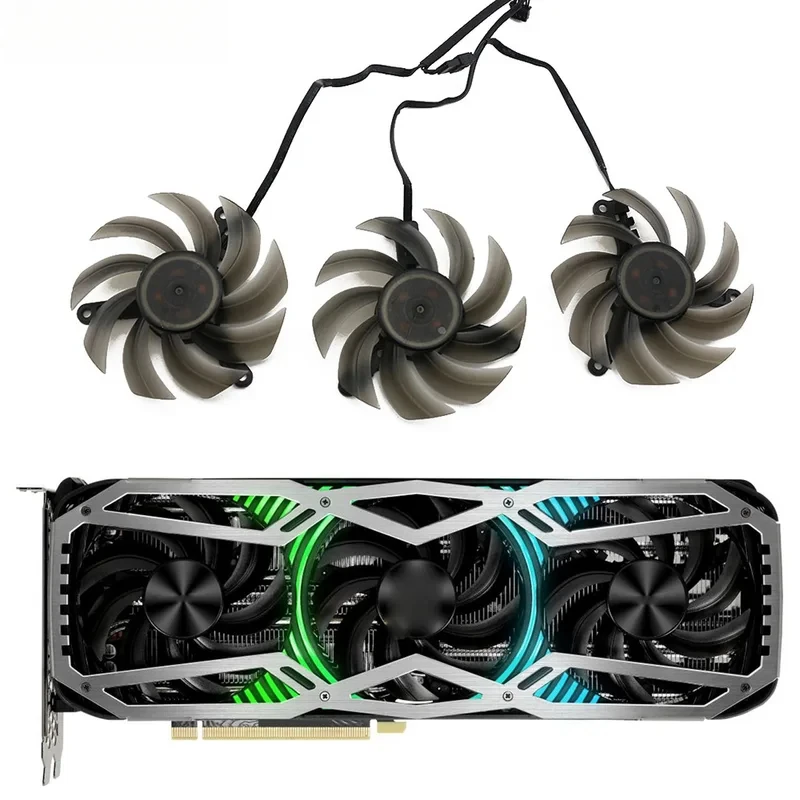 Ventilateur de refroidissement GPU 80MM 4 broches TH8015S2H‑PCC01 pour carte graphique GAINWARD RTX3060Ti 3070 3080 3090Ti Phoenix GS