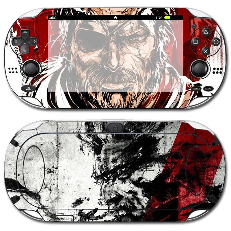 Metal Gear Solid Vinyl Skin Sticker Protector For PSvita 1000 For PSv 1000 Decal Cover