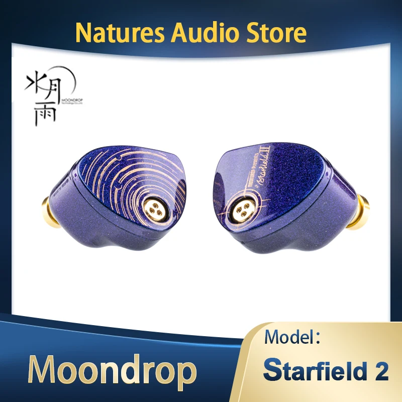 

MoonDrop Starfield2 IEM Starfield II Dynamic Driver sports In-ear Earphone Starfield 2 Monitor Earbuds with Detachable Cable