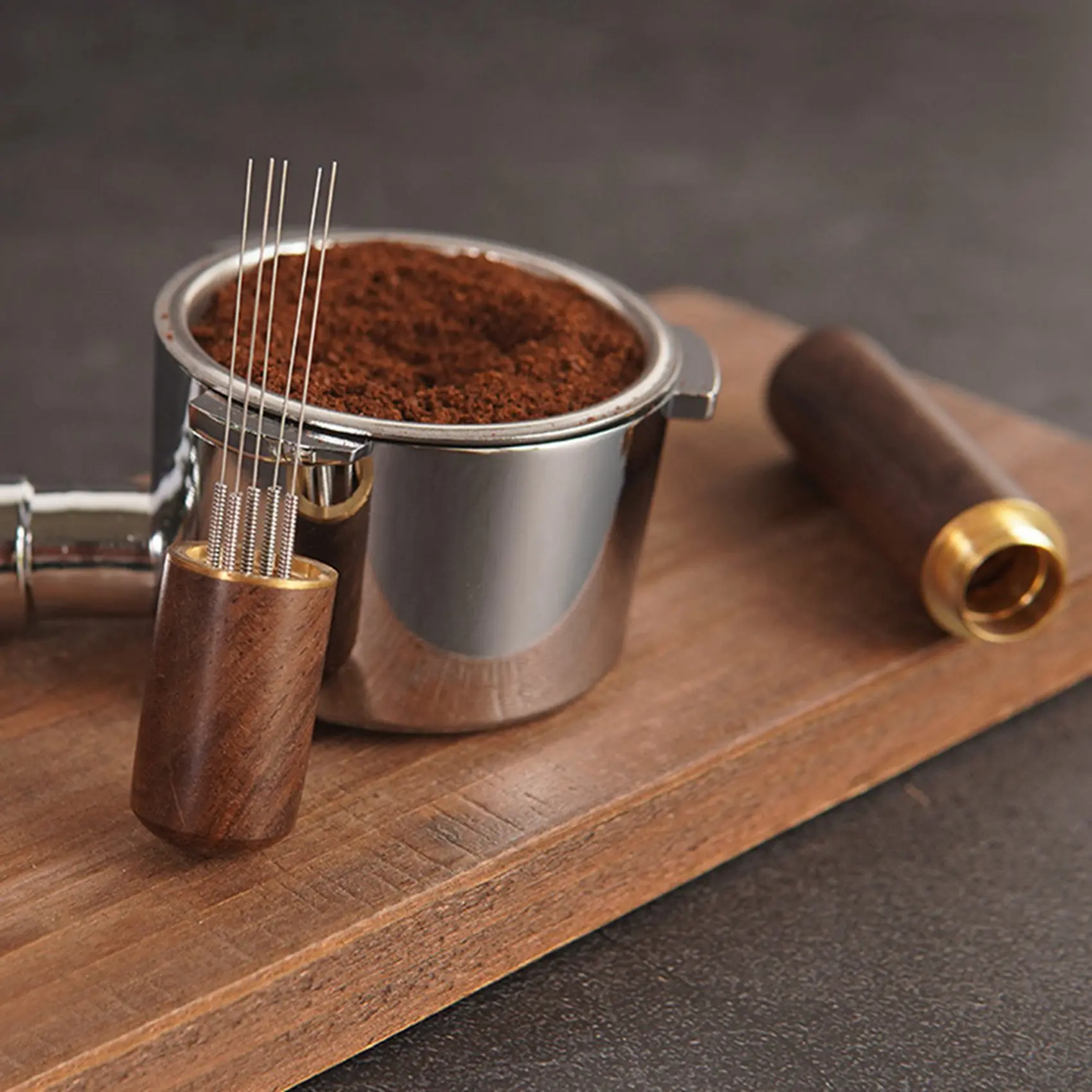10X กาแฟ Tamper เข็มสแตนเลส Espresso Powder Stirrer จําหน่าย Leveler WDT เครื่องมือ Cafe กวน A