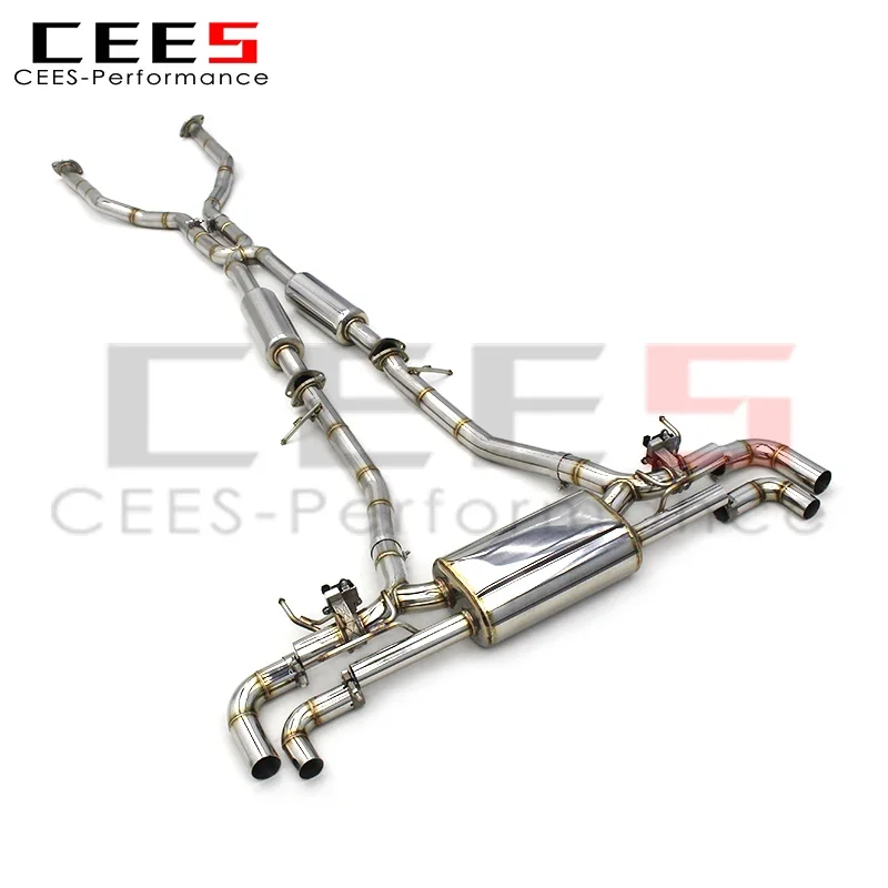 CEES Catback Exhaust System For Lexus LC500 LC500H 3.5L 2016-2021 Exhaust valve control Exhaust Pipe