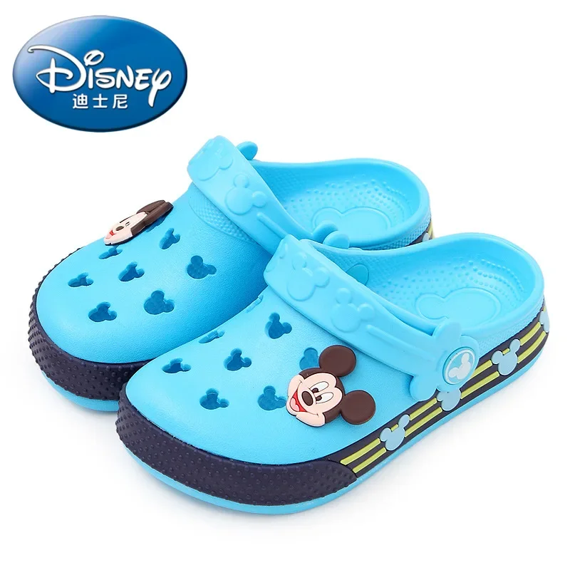 Disney Sandals Children\'s Hole Shoes Summer Baby Boys Mickey mouse Girls Beach Sandals and Slippers