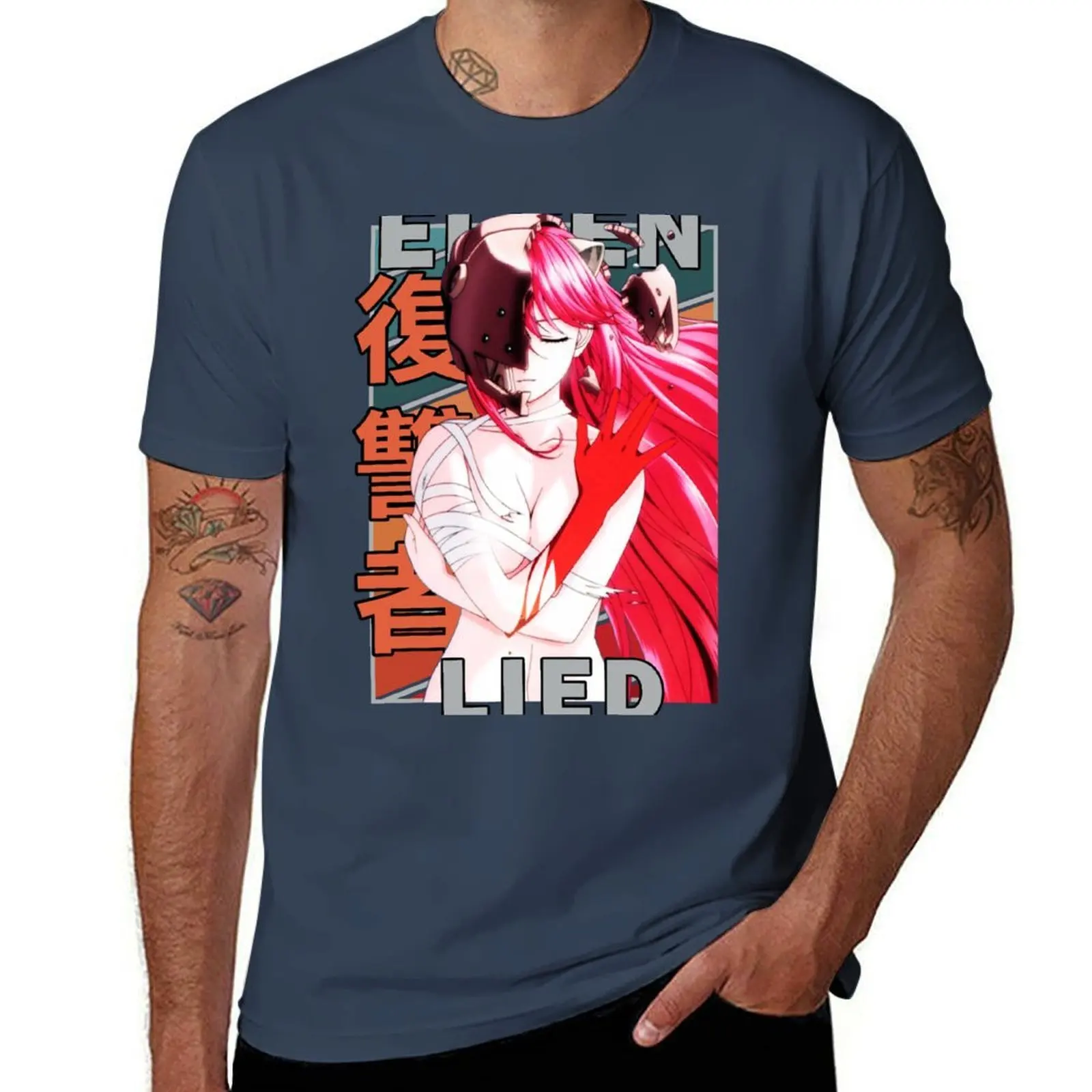 

Kaede Lucy Elfen Lied Erufen Rito Vintage Color Palette Design T-Shirt Outdoor Activity Sports T-Shirt