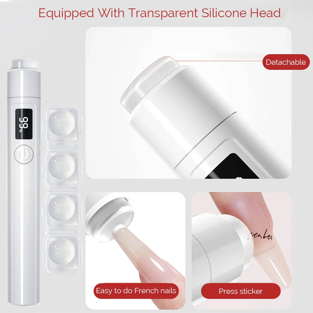 مصباح أظافر LED بالأشعة فوق البنفسجية للطلاء ، حامل مجفف أظافر محمول ، ضوء تجفيف أظافر صغير احترافي ، الأشعة فوق البنفسجية #4
