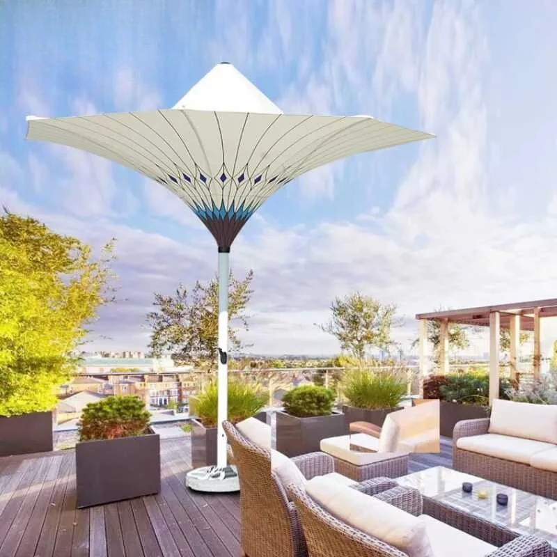 Outdoor Parasol Hotel Courtyard Umbrella Swimming Pool Beach Sun Umbrella Cafe Creative Central Pillar Umbrella Side Pillar Umbr