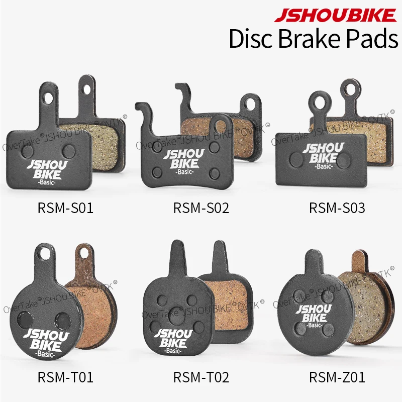 

10/ 20 pairs JSHOUBIKE Disc Brake Pads Resin&Semi-metal For shimano B05S-RX MT200 G01S I0X-novel 600D Deore M615 Bike Part