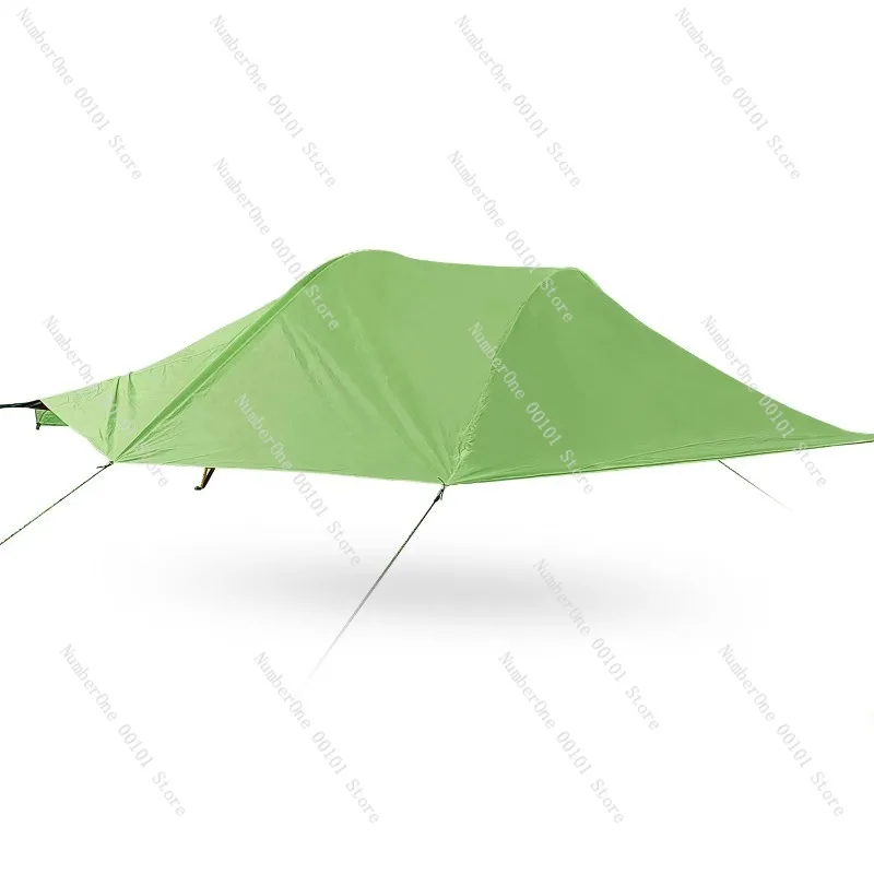 Outdoor Camping Hanging Tent Hammock Rainproof Mosquito Net Tree Tent Elevated Air Shelter Portable Backpacking Canopy Hiking