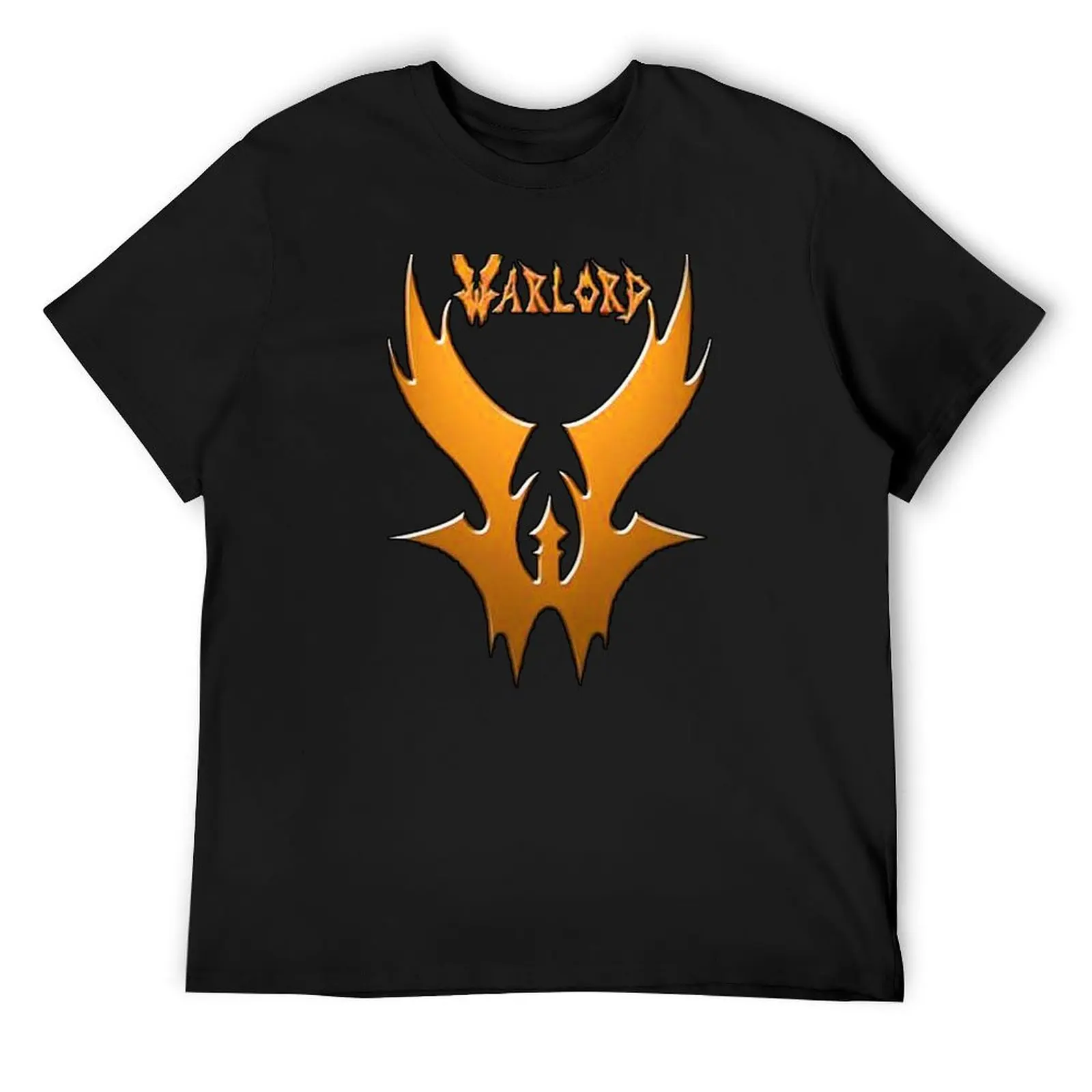 best art logo yellow of warlord T-Shirt custom t-shirts fashion shirts blue lock mens t shirts casual stylish