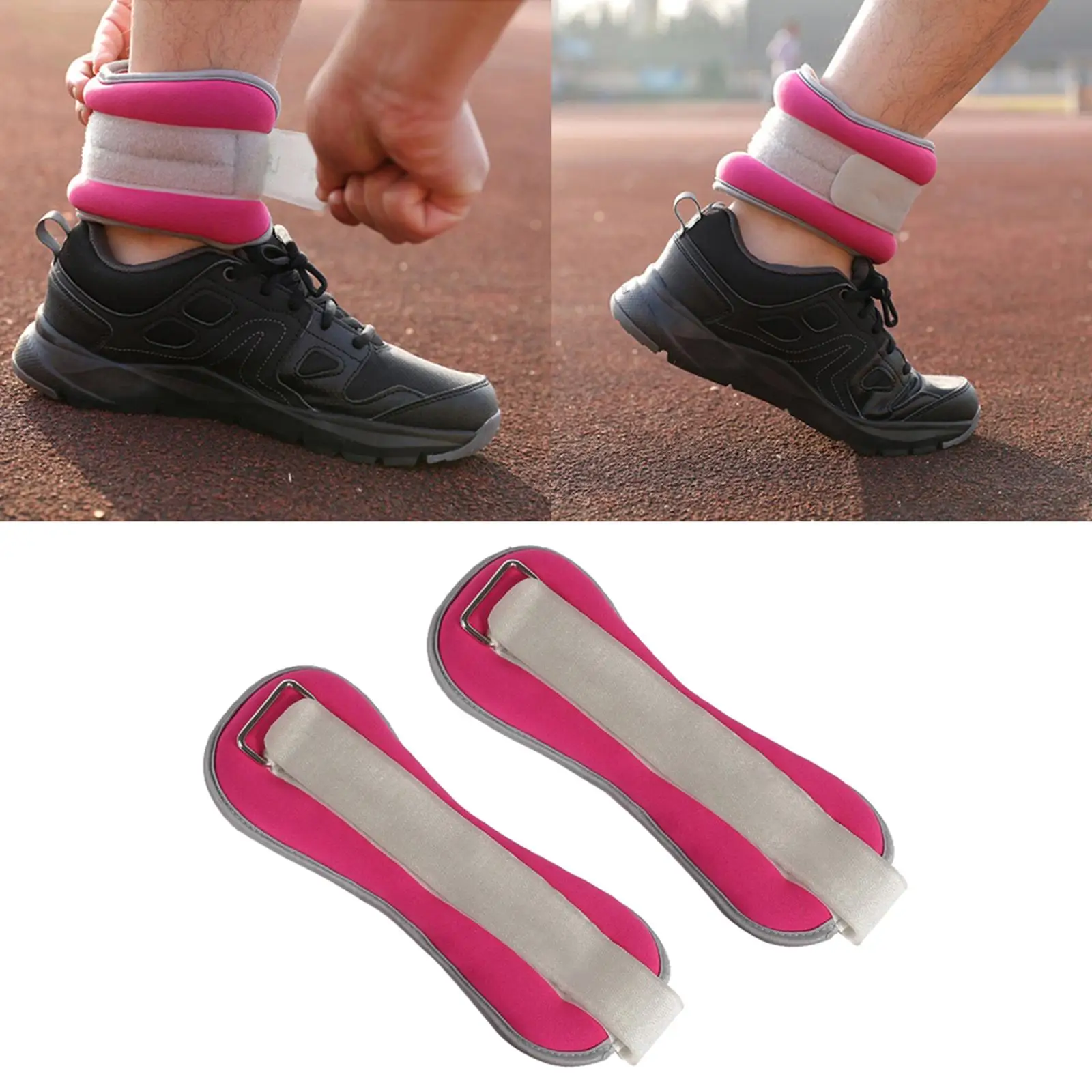 Soft Ankle Wrist Weights Adjustable Leg Weights 0.3kg  Walking Strength Training Bracelet Wrap Women Youth Fitness Weight Strap