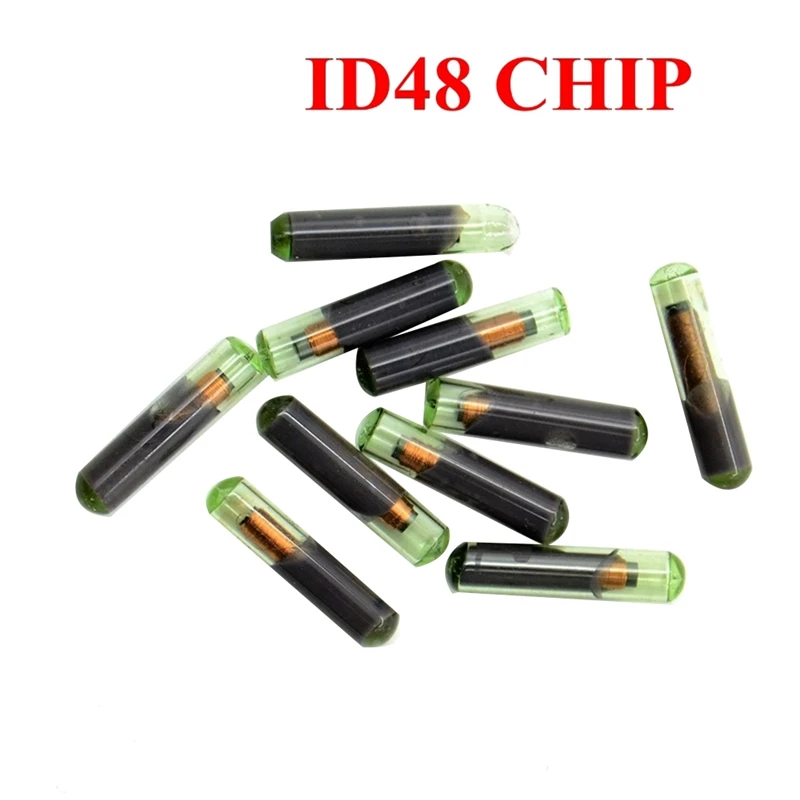 1Pcs ID48 ID 48 Remote Key Glass Transponder Chip T6 Crypto Unlocked Copy Chip for Car VW Audi Seat Skoda Porsche Honda