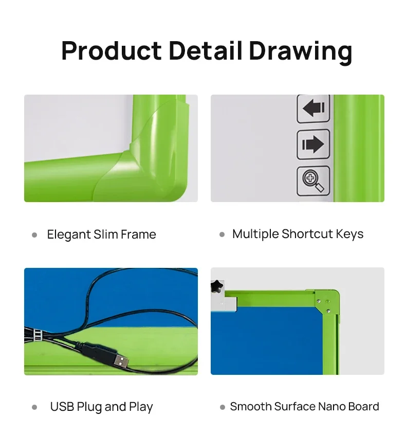 Riotouch 20 نقطة IR اللمس السبورة الرقمية OEM تصميم لوحات تفاعلية مع برنامج مجاني السبورة التفاعلية الذكية