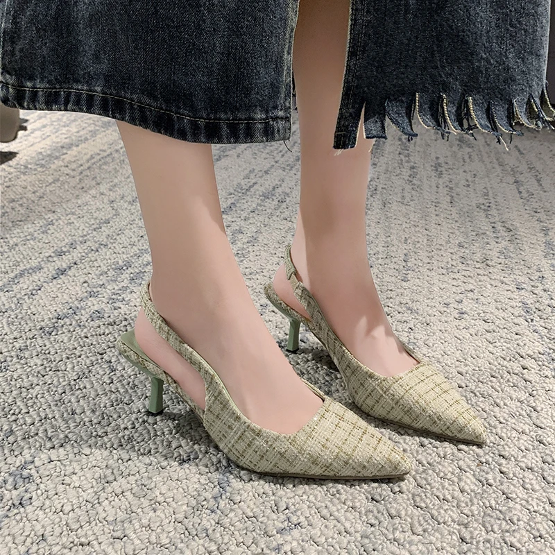 Sandales à Talons Hauts et Fins pour Femme, Chaussures Bleues de Styliste, de Marque, pour ix, Été, 2024