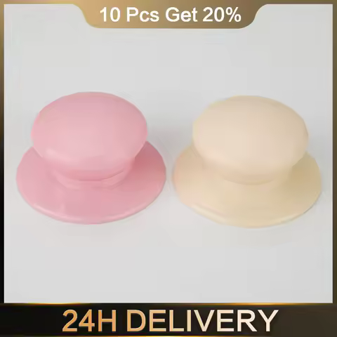 Knob Handle Cover Stainless Steel Base Plastic Kitchen Accessories Tools Pot Pan Lid Hand Grip Easy Flip Pink Cookware Handgrips