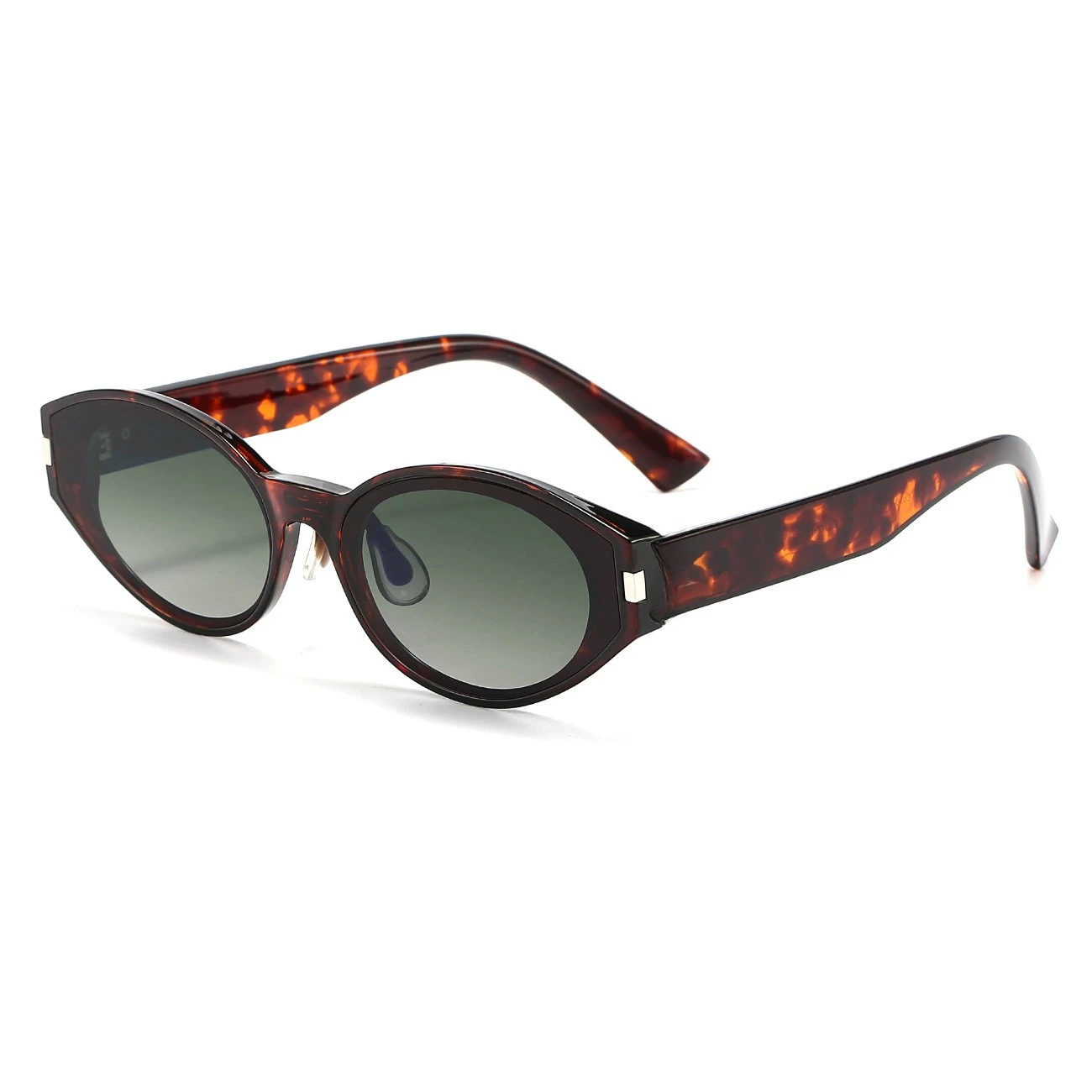 2026 Vintage Small Round Cat Eye Sunglasses Women TR90 Frame Nylon Polarized Luxury Hong Kong Style UV400 Shades