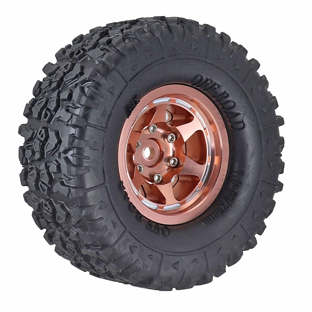 Aluminiumlegierung 1,3 Zoll Beadlock Felgenreifen für 1/24 Fms24 Axial Scx24 1/18 Traxxas Trx4m Trx4-m Rc Crawler Autoreifen – Detail 10