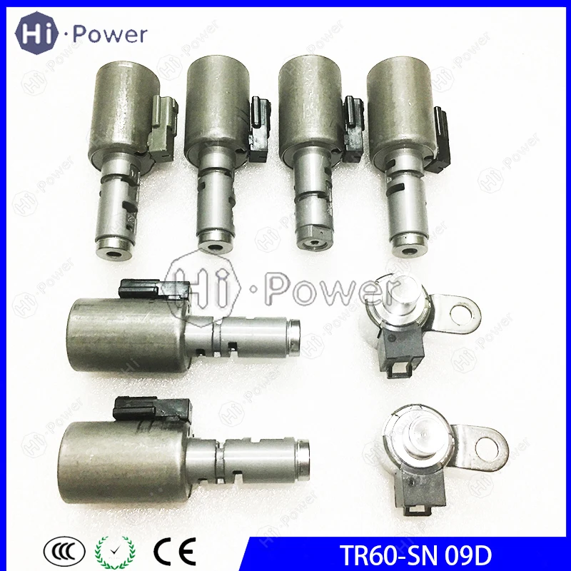 09D TR60SN Original Tested Automatic transmission Valve Body Solenoids Kit For VW Audi Porsche