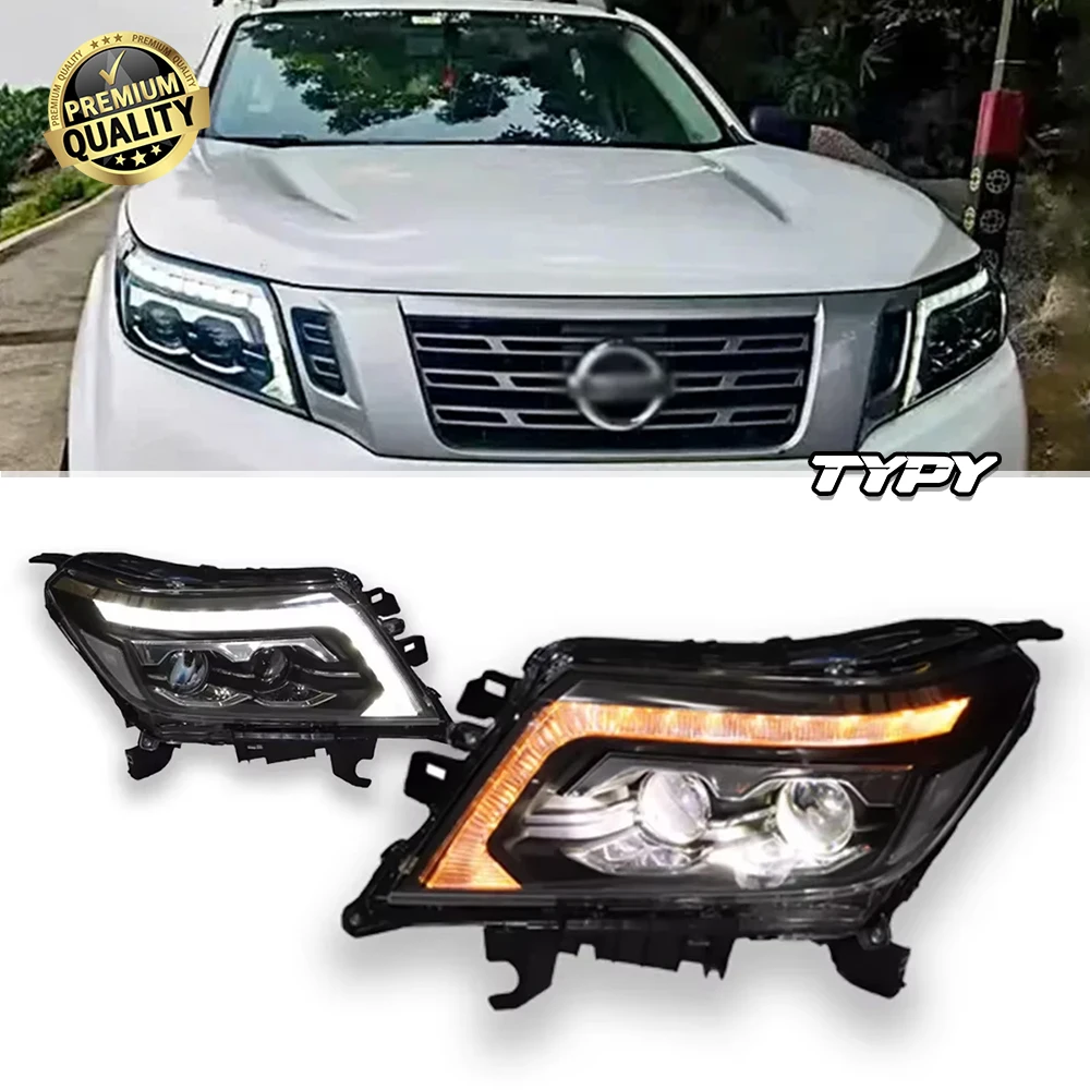 

Car Head Lamp For Nissan Navara Headlight 2015-2020 Upgrade Modified to New Dynamic Turn Signal Car LED Headlight Assembly