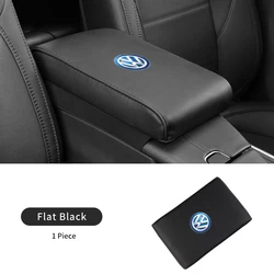 Car Armrest Box Heighten Mat Leather Hand Pad For VW GTI Polo Golf Passat Scirocco Tiguan Jetta T-ROC Touareg Touran CC Sharan