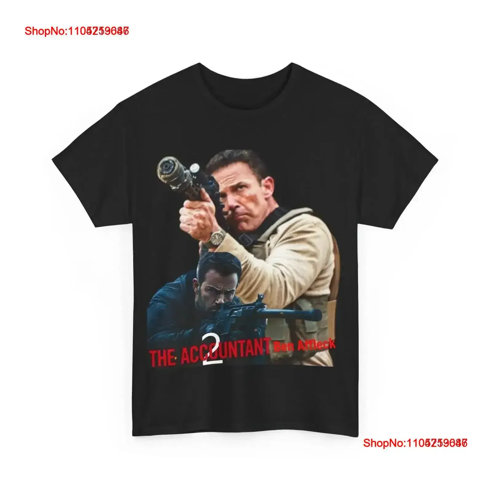 The Accountant 2 Ben Affleck T Shirt Patriotic vintage Washed Versatile Comfortable streetwear Breathable Slightly vintage