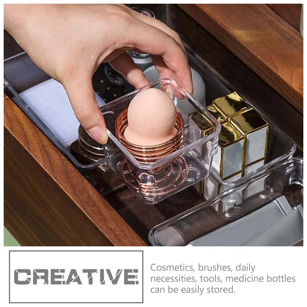 

Plastic Box Set Brush Daily Tool Medicine ganizer Tray Drawer Dividers Combined Case Fits Any Drawer Bathroom Kitchen