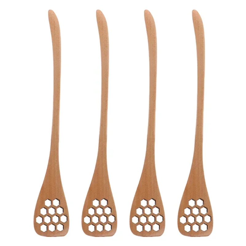 4Pcs Wooden Spoon H…