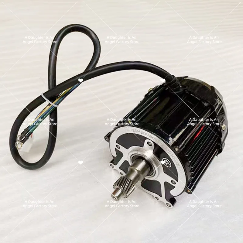 High-Power Electric Tricycle Motor 60V72V800W1000W1100W1200W General Pure Copper 5-Hole 16-Tooth Motor