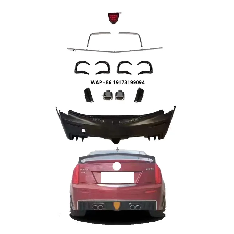 

High Quality Auto Parts PP Body Kits Rear Bumper for ATS 2013-2019