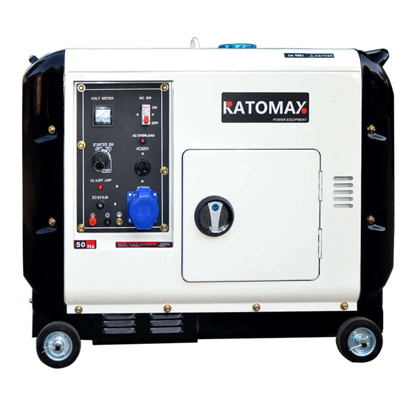 portable hotsale 5000w silent diesel generator quick delivery date