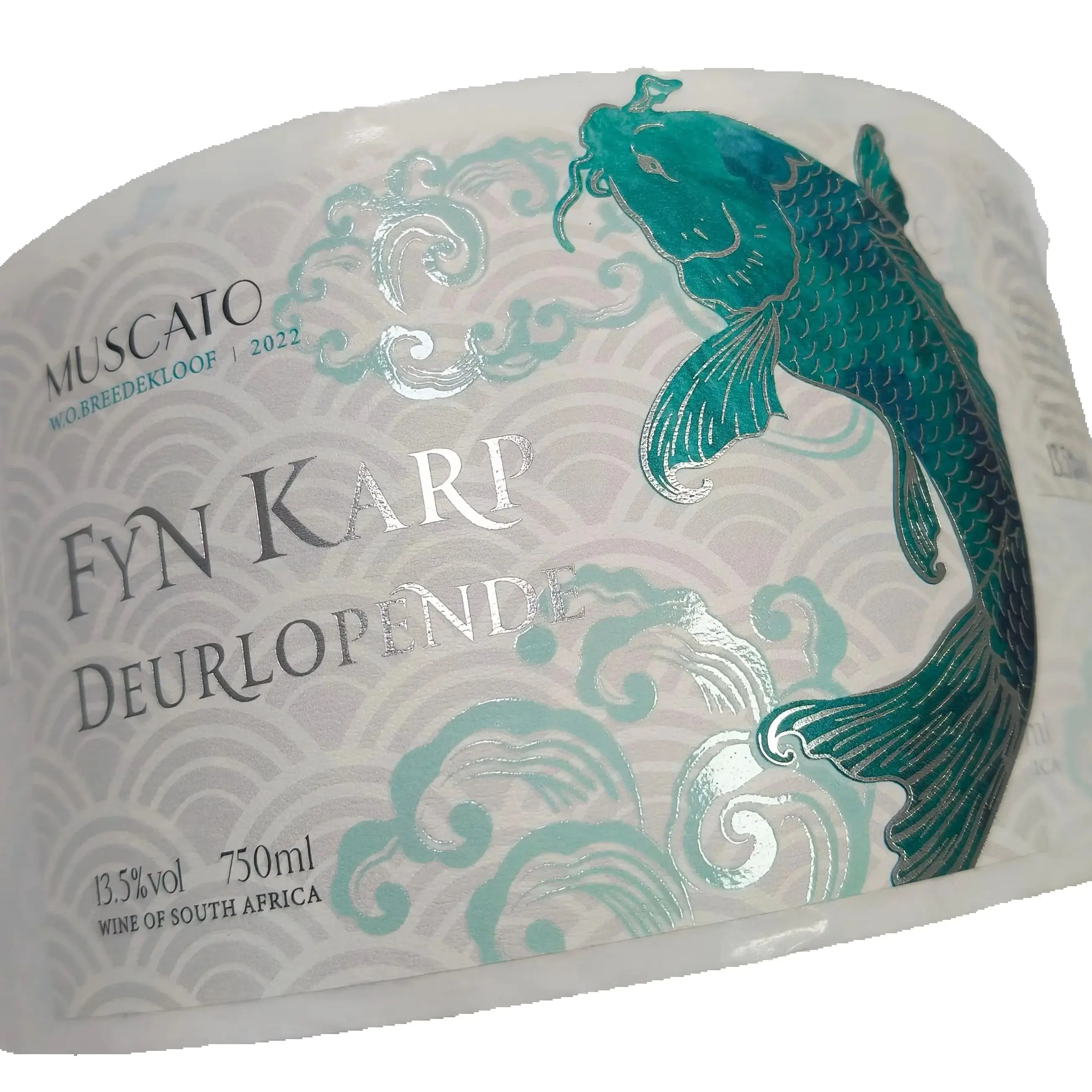 Custom Red Wine Labels｜Silver Foil Stamping｜Waterproof｜Permanent Adhesive