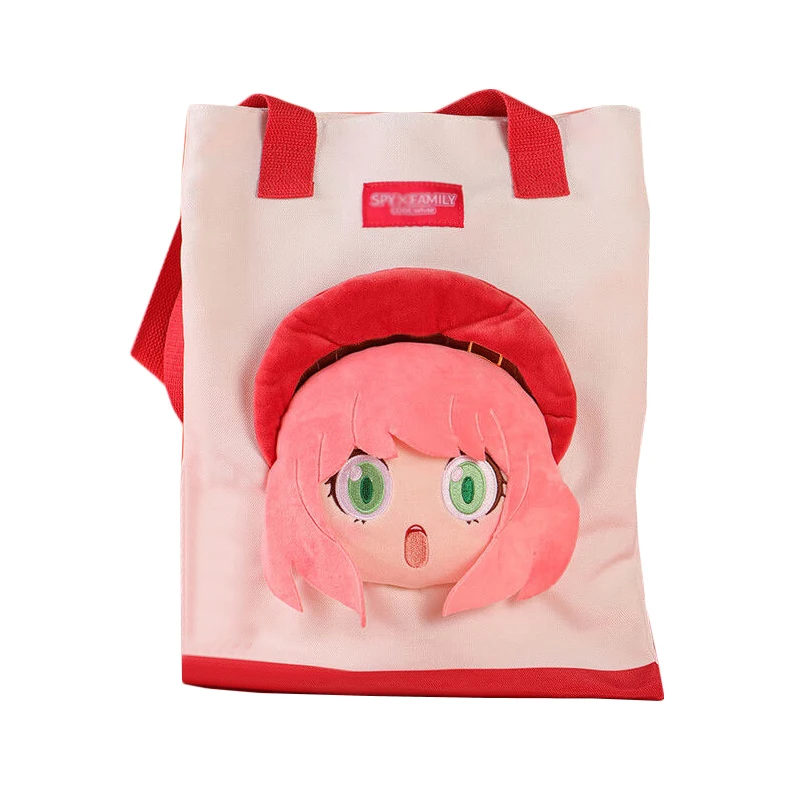 

Shopper Bag Print Canvas Anime Kawaii Anya Forger Women Bag Harajuku Shoulder Bags
