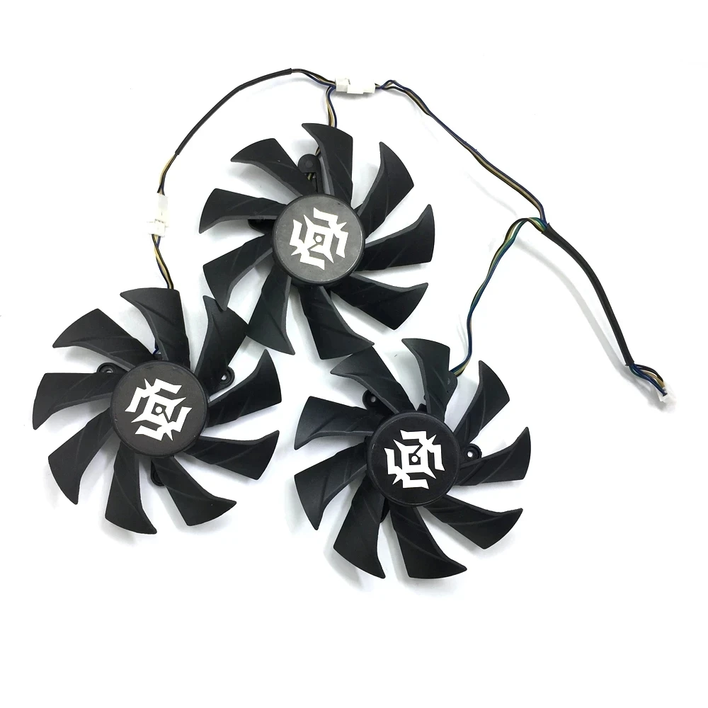 3Pcs Brand Nieuwe Originele 85Mm 4pin Cooling Vervanging Fan Vervanging Accessoires Voor Zotac GTX1070 8GD5 Rtx 2070 8GD6 rtx 20