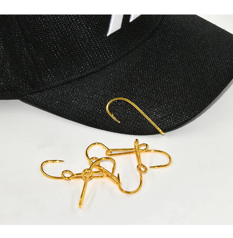 

Hat Brim Hook, Decorative Hook, Fashionable And Personalized Combination With Fishing Cap, Gold-plated Rust Proof Outdoor Lure